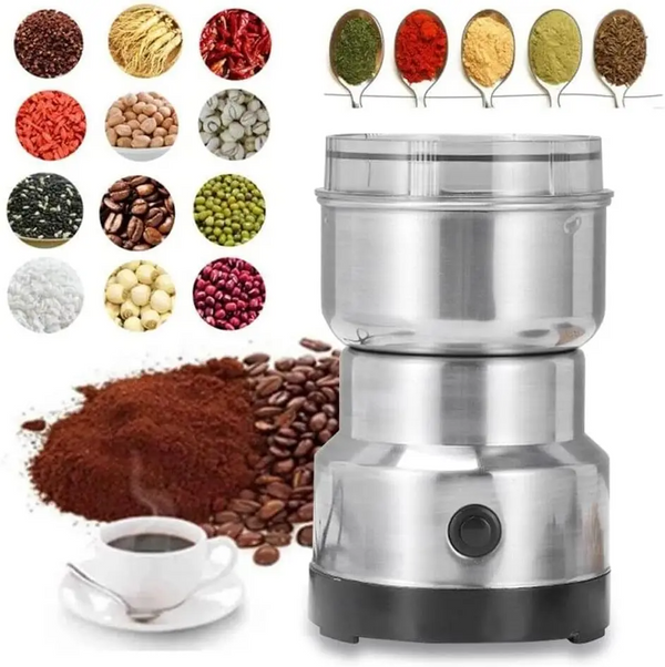 Electric Grinder Kitchen Cereal Nuts Beans Spices Grains Grinder Machine Four Edged Blade Multifunctional Home Coffee Grinder