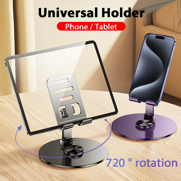 Universal All Aluminum Alloy Portable Tablet Holder For iPad iPhone Holder Tablet Mobile Phone Stand Mount Adjustable Flexible